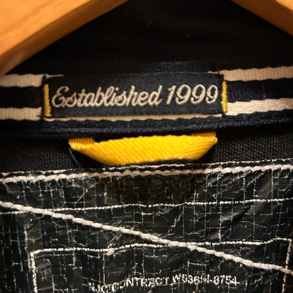 Nautica Navy Blue w/ White Stripes Zip-up Jacket Size XL - Picture 14 of 14